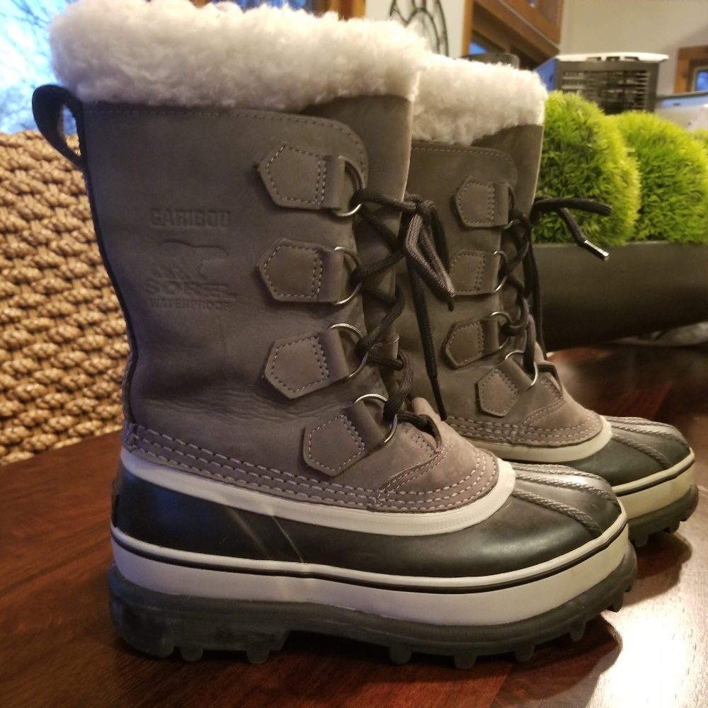 SOREL Caribou Gray Women's Size 6 EUC